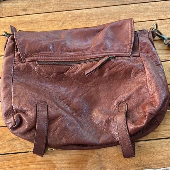 Borse In Pelle Leather Crossbody Bag - Picture 4 of 10